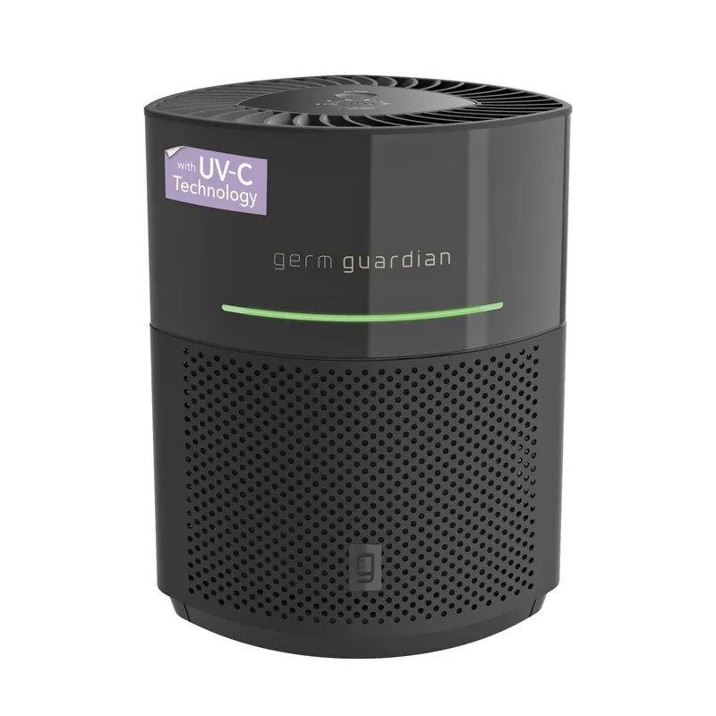 HEPA Air Purifier for Home, Large Rooms Up To 1040 Sq. Ft. with HEPA Air Filter, UV-C Light & Air Quality Sensor Black