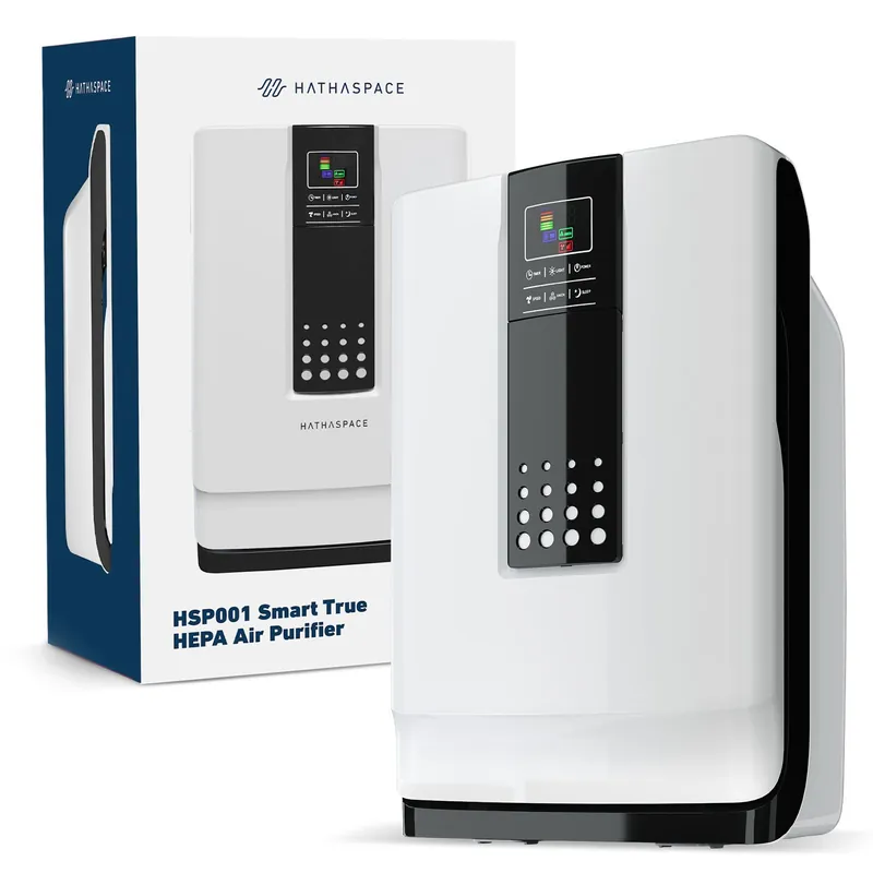 Smart Air Purifiers - True HEPA Air Purifier, Cleaner & Filter for Allergies, Smoke, Pets - Eliminator of 99.9% of Dust