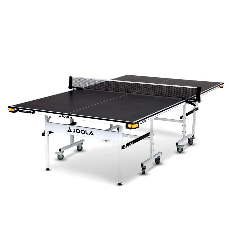 Professional MDF Indoor Table Tennis Table w/ Quick Clamp Ping Pong Net & Post Set