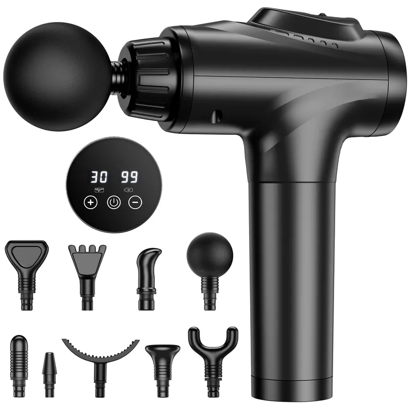 Muscle Massage Gun for Athletes Handheld Electric Deep Tissue Back Massager, Percussion Massage Device