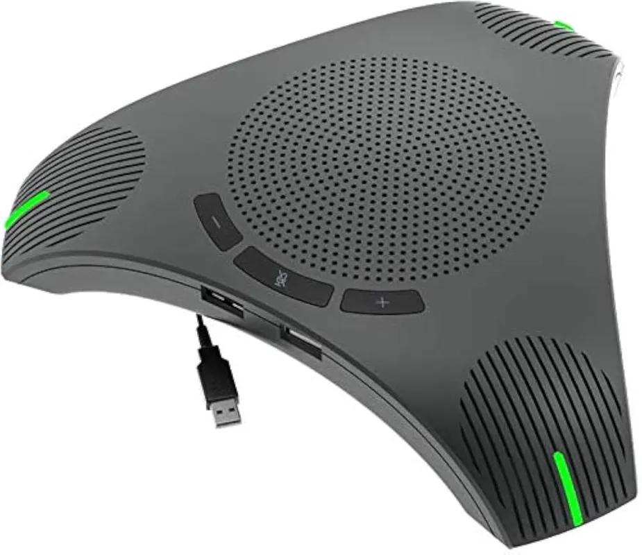 Conference Microphone USB Speakerphone Microphone for Business Conference,360° Omnidirectional Microphone