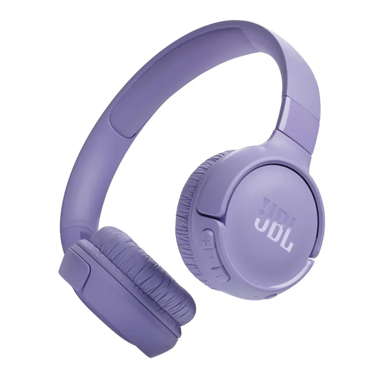 Wireless On-Ear Headphones, Up to 57H Battery Life and Speed Charge, Lightweight, Comfortable (Purple)