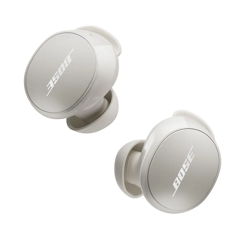 Wireless Noise Cancelling Earbuds, Lifestyle Bluetooth Earbuds with Active Noise Cancellation, White Smoke