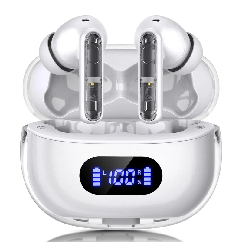 Wireless Earbuds P1 PRO, Earphones Wireless Bluetooth Headphones with Clear Call Mics Ear Buds