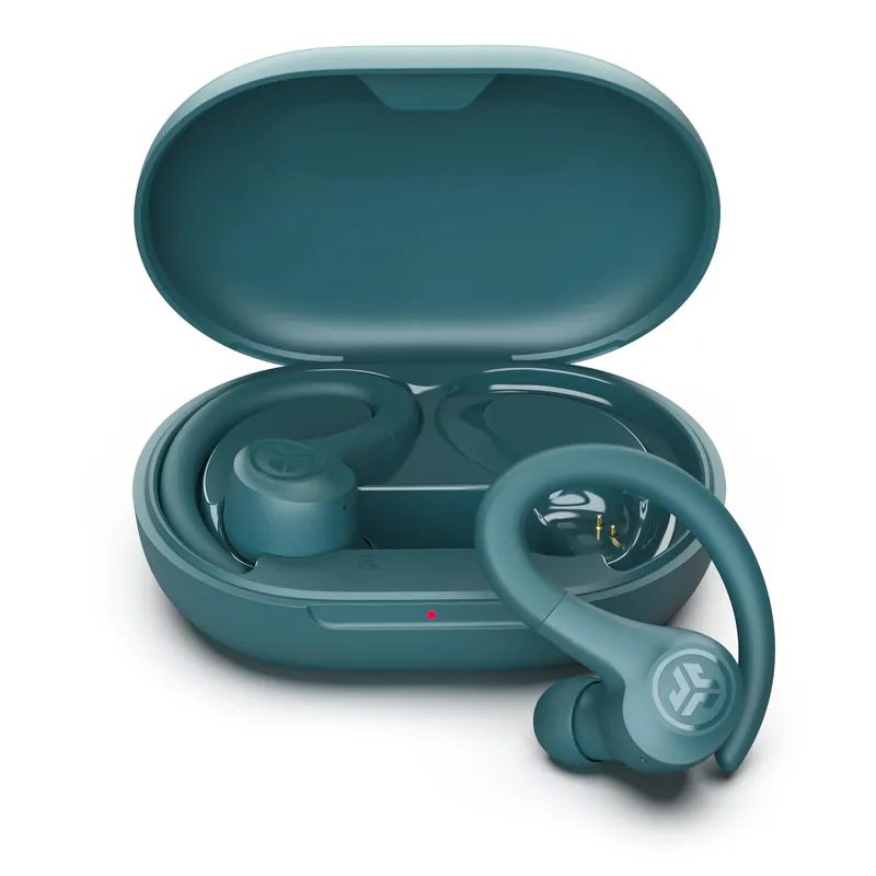 Wireless Workout Earbuds Featuring C3 Clear Calling, Secure Earhook Sport Design, 32+ Hour Bluetooth Playtime, and 3 EQ Sound Settings (Teal)