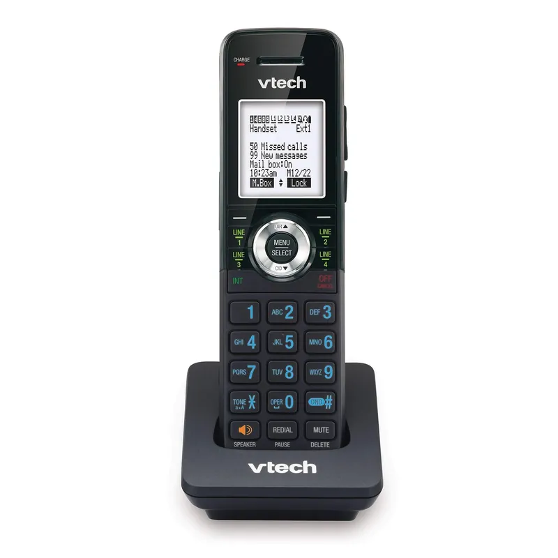 VTech Accessory Handset for VTech AM18447 Small Business System, Black