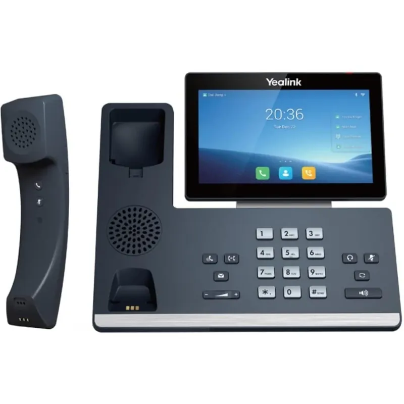 Pro IP Phone - Corded/Cordless - Corded/Cordless - Bluetooth, Wi-Fi, DECT - Wall Mountable, Tabletop - Classic Gray
