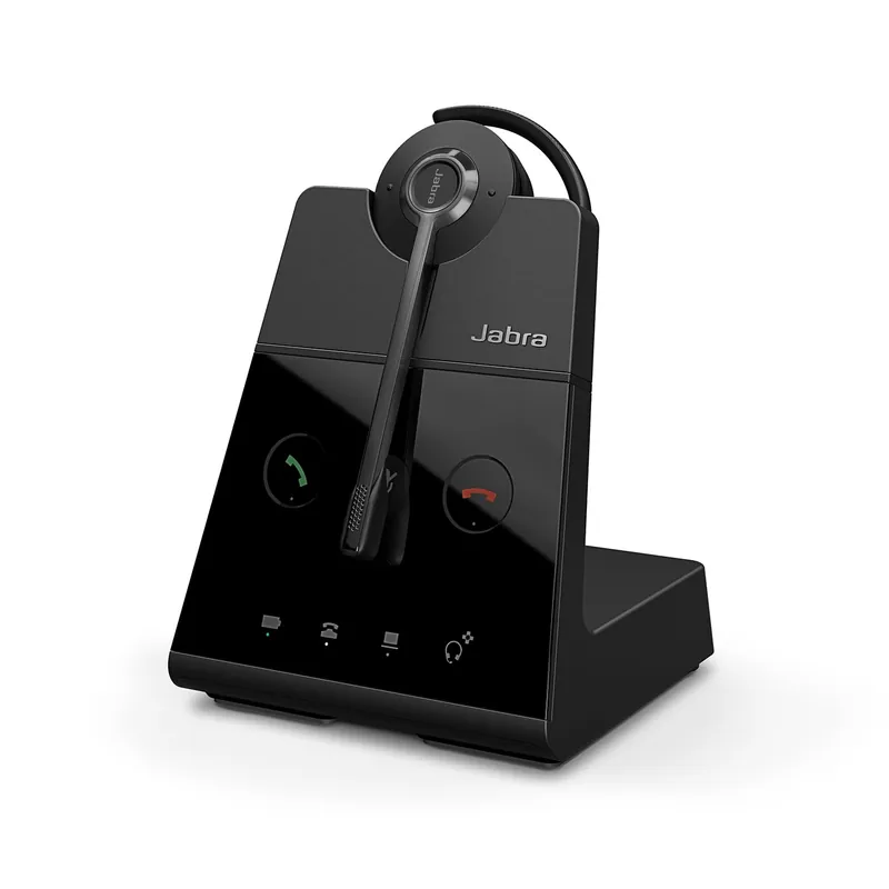 Wireless Headset, Convertible – Telephone Headset with Industry-Leading Wireless Performance, Advanced Noise - Black