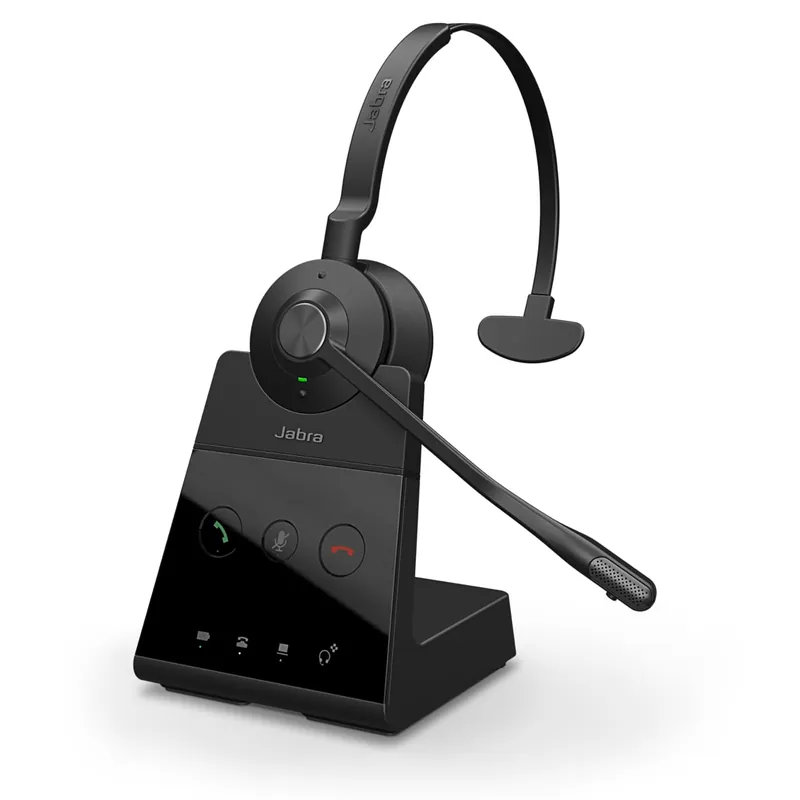 Wireless Headset, Single-Ear – Telephone Headset w/Industry-Leading Wireless Performance, Advanced Noise - Black