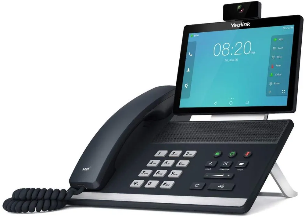 IP Phone - Corded/Cordless - Corded/Cordless - Wi-Fi, Bluetooth - Desktop - Classic Gray