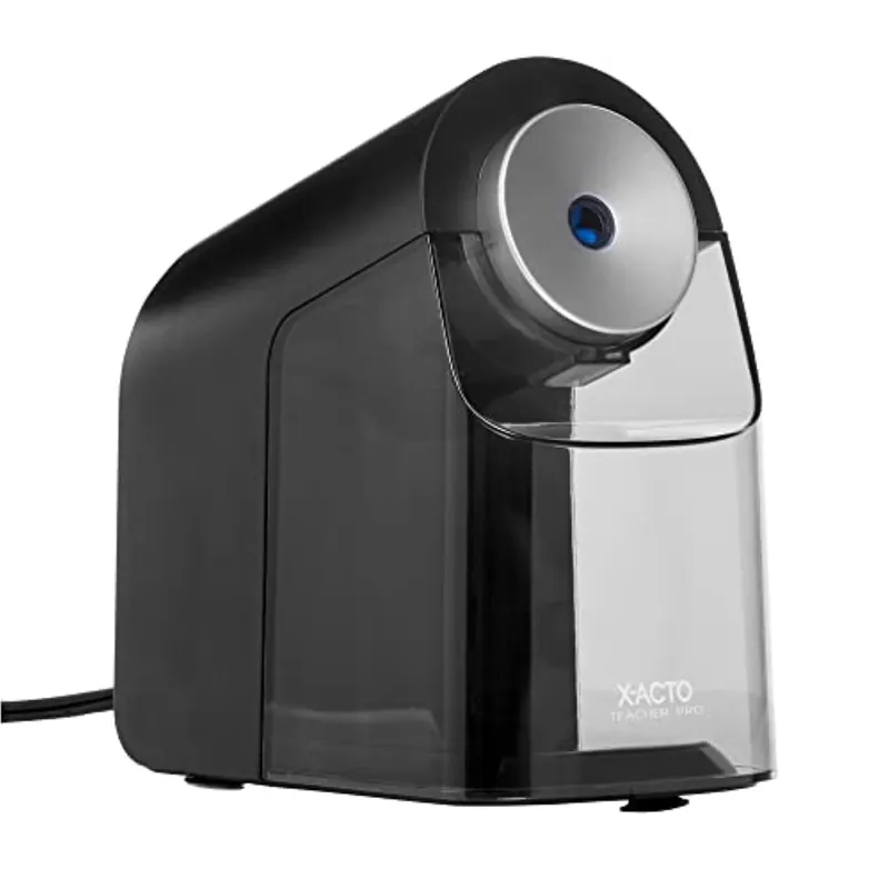 Electric Pencil Sharpener, Heavy Duty Pencil Sharpener for School, Black, 1 Count