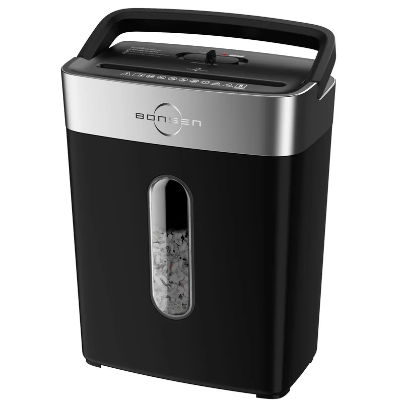 Shredder for Home Office, 8-Sheet Crosscut Credit Card Shredder, Small Paper Shredder for Home Use with 4 Gallons Wastebasket, High Security Level P-4, ETL Certification (S3101)