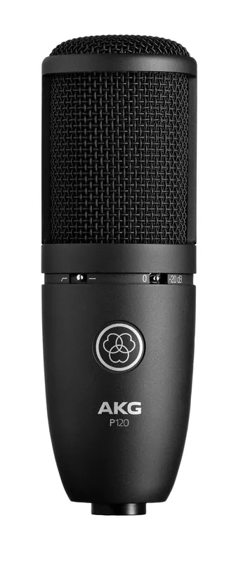 P120 Studio Condenser Microphone, Black, XLR