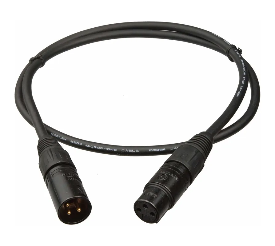 Gold Studio 15 Microphone Cable Quad Conductor 15 feet