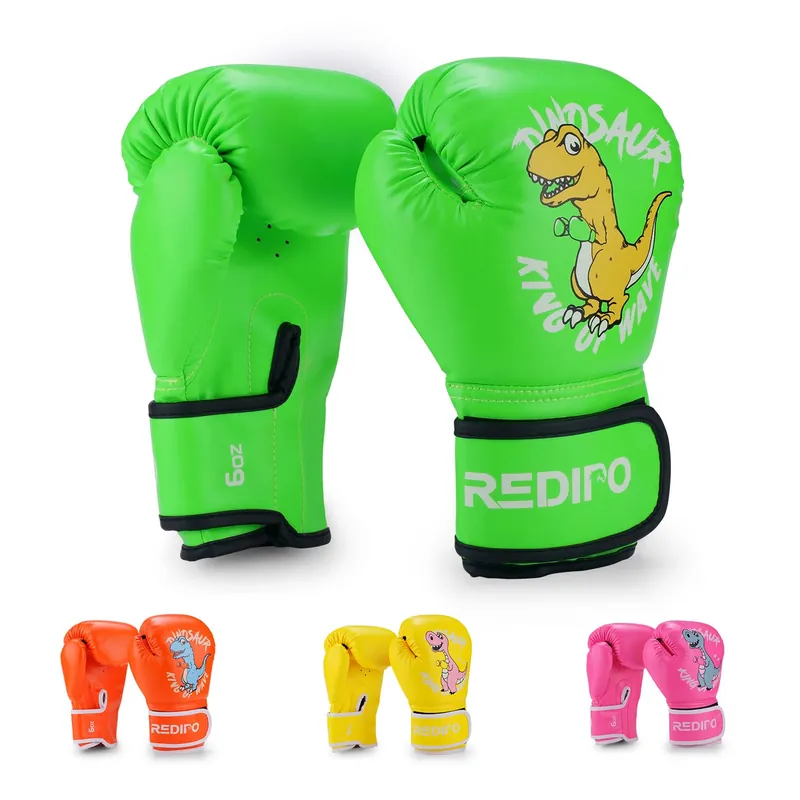 Redipo Kids Boxing Gloves for Boys and Girls, Youth Boxing Training Gloves for Kids 3-15, 4&6OZ Punching Bag Kickboxing Thai Mitts MMA Training Sparring Gloves