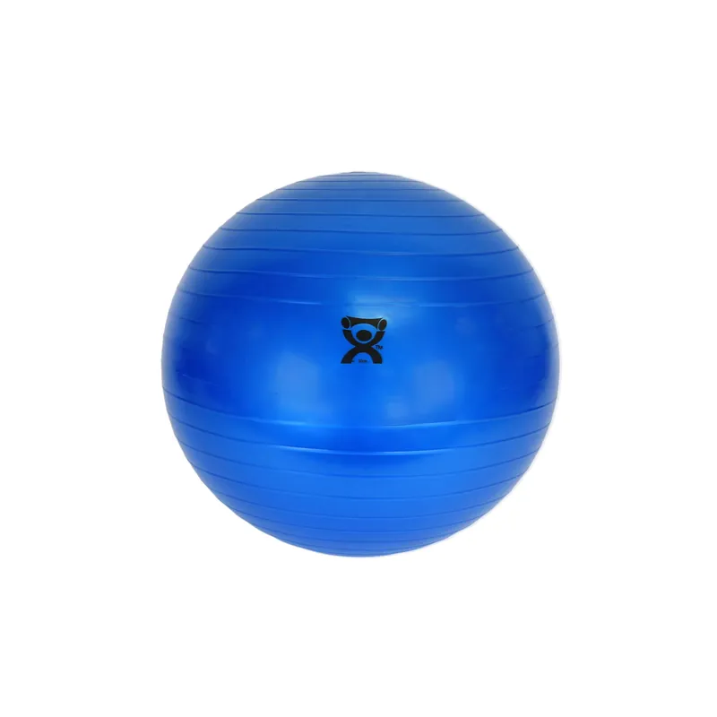 CanDo Inflatable Exercise Ball - Blue 11.8", Durable Extra Thick Non-Slip Stability Ball for Core Workouts, Yoga, Pilates, Active Seating, Physical Therapy, Pregnancy, Home Gym, Flexibility