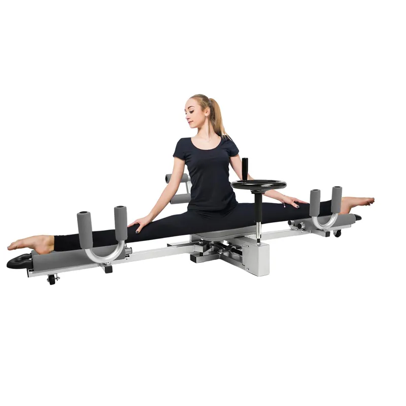WBGANG Rigel Leg Stretcher, 330LBS Leg Stretch Machine, Heavy Duty Steel Frame Equipment Splits Machine, Leg Stretching Training Machine for Home Gym Split Machine Training Fitness Equipment, Gray
