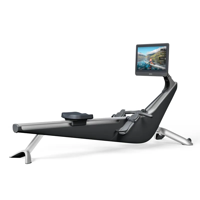 Hydrow Pro Rowing Machine with Immersive 22" HD Rotating Screen - Stows Upright Live and On-Demand at-Home Workouts, Membership Required