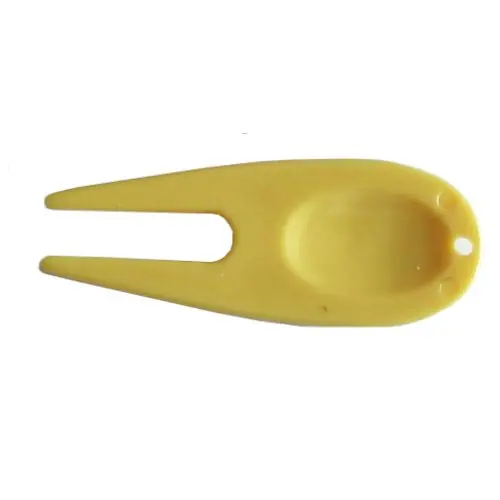 Golf Tees Etc Plastic Divot Repair Tool x 50 (Yellow)