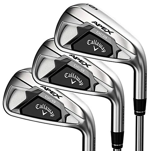 Callaway Golf 2021 Apex DCB Iron Set (Set of 8 Clubs 4-PW+AW, Left-Handed, Graphite, Light)