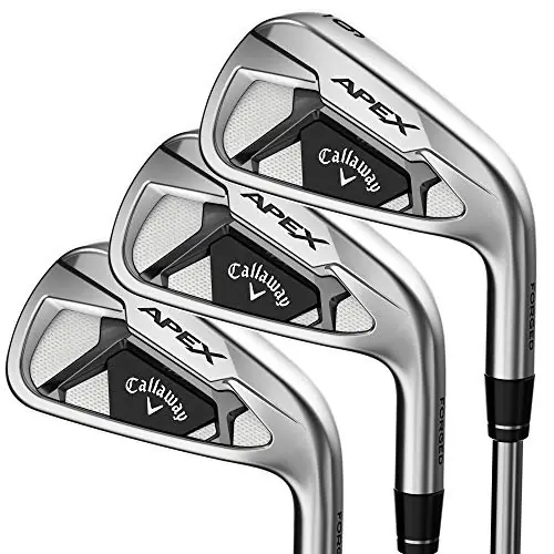 Callaway Golf 2021 Apex Women‘s Iron Set (Set of 7 Clubs 5-PW+AW, Right-Handed, Steel)