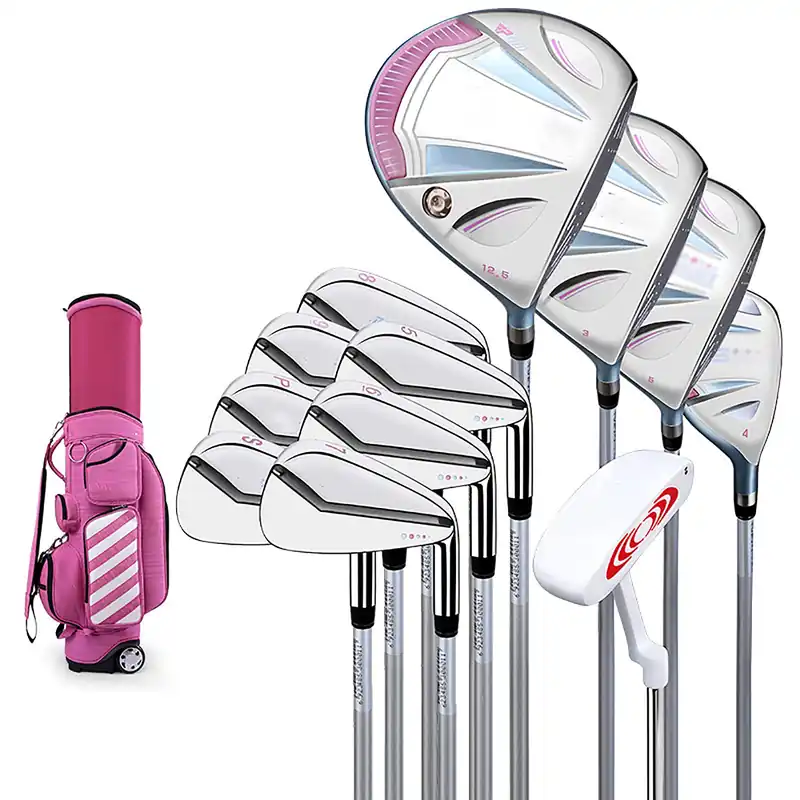 Women‘s Complete Golf Set, Complete Right Handed Golf Clubs Set, Ladies Right-Handed w/Bag, with Stand Bag, 12 Clubs