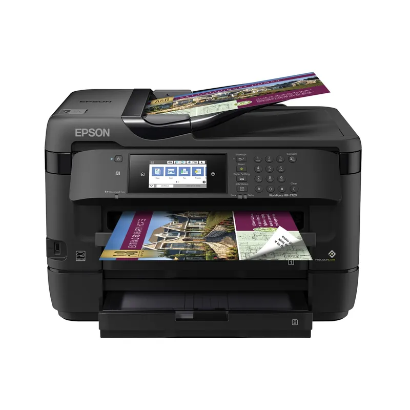 Epson WorkForce WF-7720 Wireless Wide-format Color Inkjet Printer with Copy, Scan, Fax, Wi-Fi Direct and Ethernet
