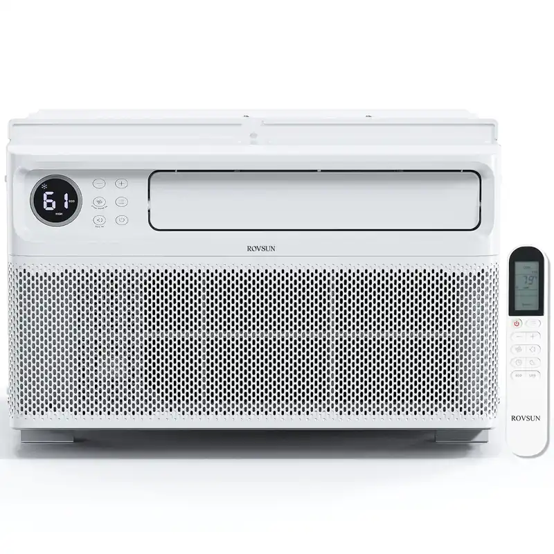 ROVSUN 12000 BTU Window Air Conditioner with Inverter Compressor, AC Unit for Window with Remote Control