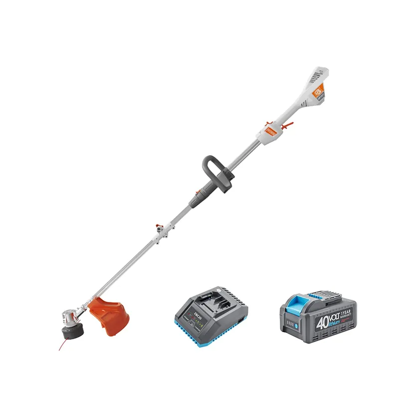 RB 17" Cordless String Trimmer, 40V Lithium Battery Weed Wacker with 4.0Ah Battery & Fast Charger & .095‘‘ line, 2 in 1 Grass Trimmer and Edger