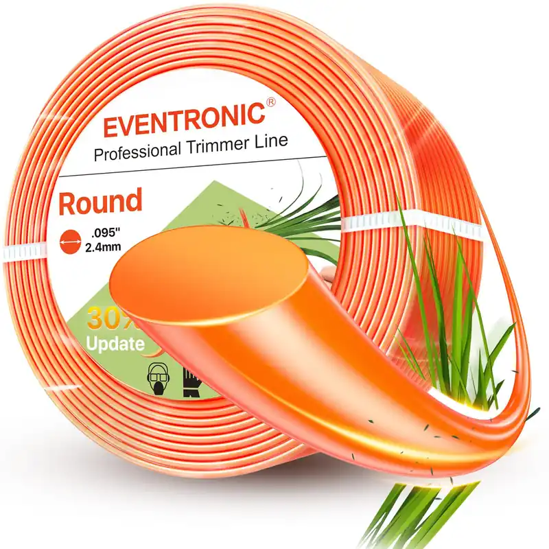 Weed Eater String, Eventronic 095 Trimmer Line of 295-Feet, Trimmer Line for Universal Replacement