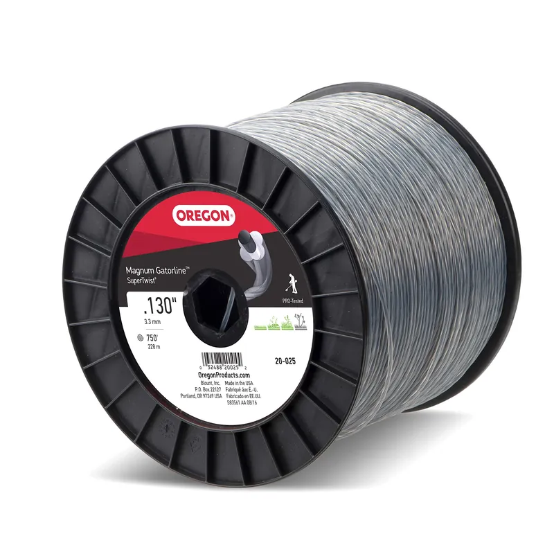 Oregon 20-025 Super-Twist Magnum Gatorline String Trimmer Line .130-Inch Diameter 5-Pound Spool