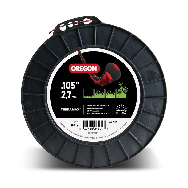 Oregon TerraMax .105" Diameter String Trimmer Line, 5lb Spool (24-505)
