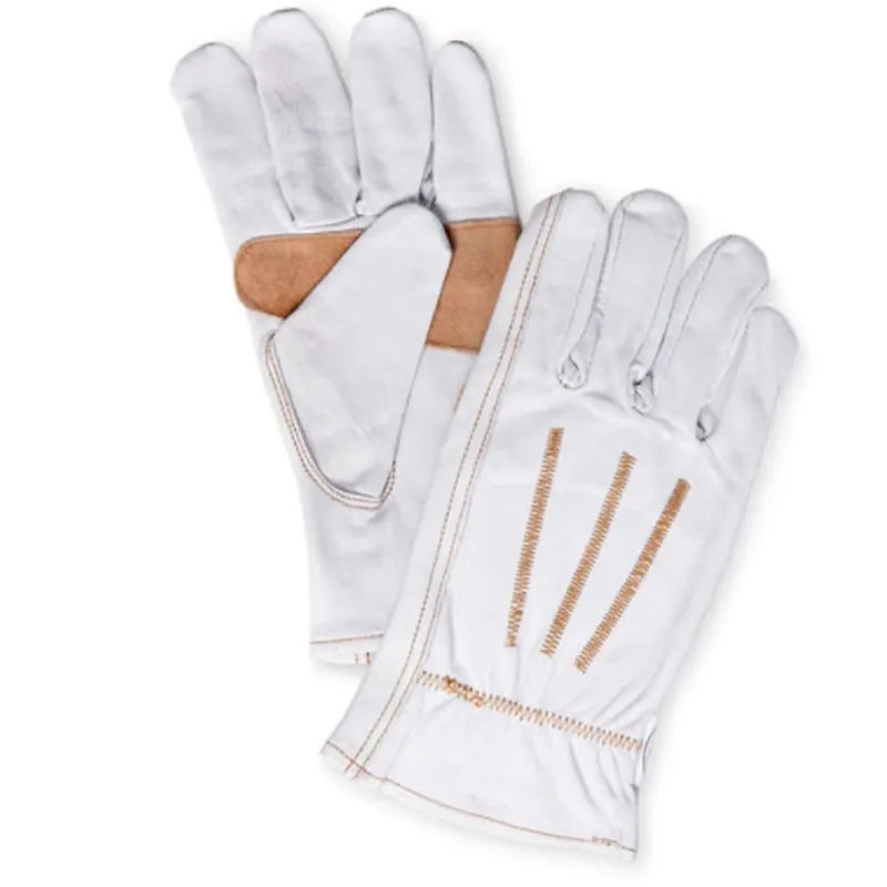 Garden Works Leather Mates Gardening Gloves, Medium, Goatskin Leather, Natural