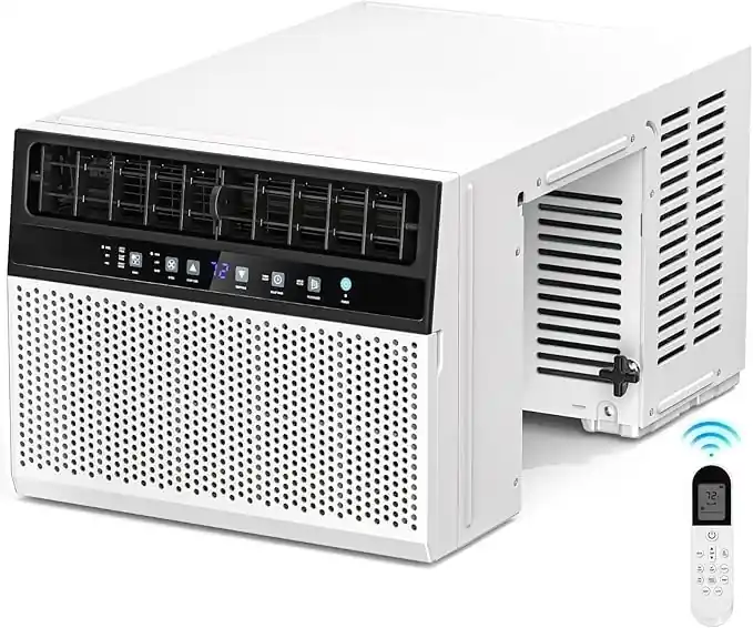 Antarctic Star 12,000 BTU Window Air Conditioners with 6 Modes 24H Timer, U-Shaped Air Condtioner Window Unit Cools up to 550 Sq.Ft, White