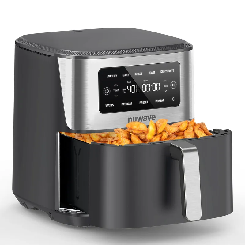 6-in-1 Air Fryer, 7-Qt Large Capacity, 50°F–400°F Precise Temp Control, Non-Toxic PFAS-Free Nonstick, Air Fry, Bake, Roast, Toast, Dehydrate