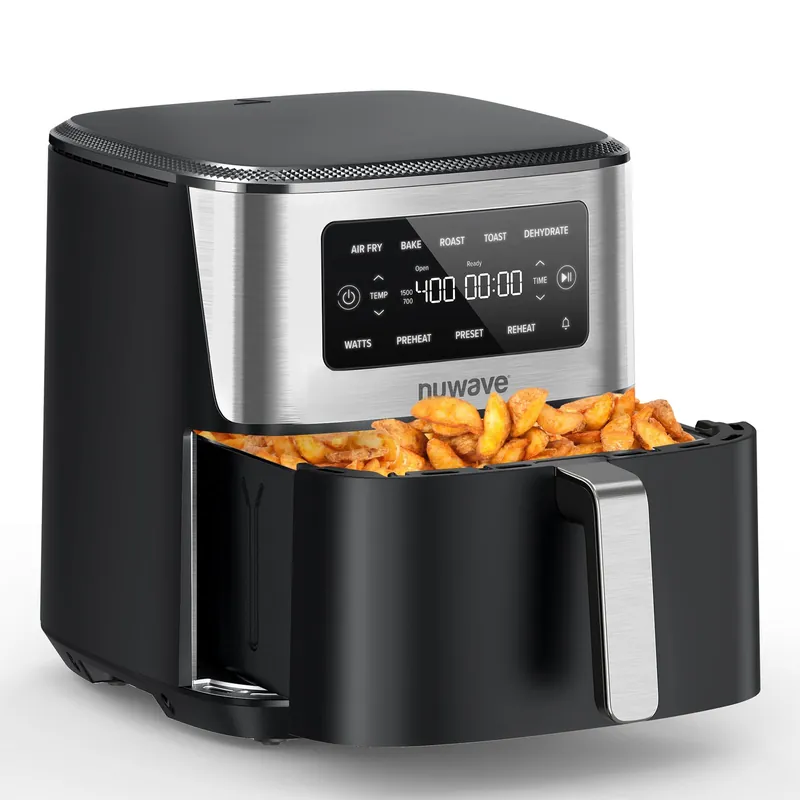6-in-1 Air Fryer, 7-Qt Large Capacity, 50°F–400°F Precise Temp Control, 100 Presets, Dishwasher Safe