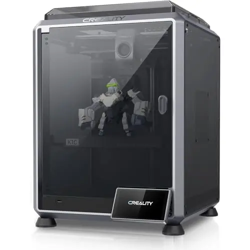 Creality K1C 3D Printer, 2024 New Version 3D Printers with 600mm/s Fast Printing Speed and Clog-Free Direct Extruder