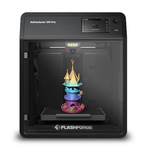 FLASHFORGE Adventurer 5M Pro 3D Printer with 1 Click Auto Printing System, 600mm/s High-Speed, Quick Detachable 280°C Nozzle