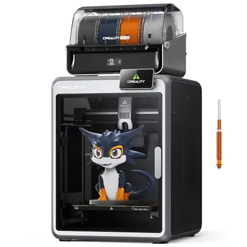 Creality K2 Combo 3D Printer, Multicolor Printing with CFS, Max 600mm/s Printing Speed, Smart Auto Leveling & Al Camera