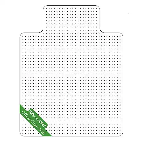 Office Chair Mat for Carpet - Clear Thick Desk Chair Mat for Carpet Plastic Floor Mats for Rolling Work