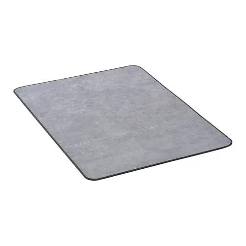 VEVOR Chair Mat, 36 x 48-inch Office Chair Mat for Hard Floors, Floor Protector for Rolling Chairs, Corduroy Surface (Grey)