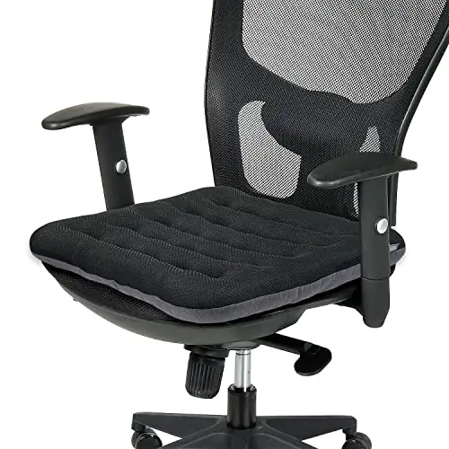 SINOSSO Excellent Support Effect Office Chair Cushion 1 Pack, Luxury Air Mesh Breathable Non-Slip (1 Count, Black)