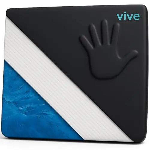 Vive Wheelchair Cushion - Gel Seat Pad for Coccyx, Orthopedic Back Support, Sciatica & Tailbone Pain Relief - Waterproof Cover
