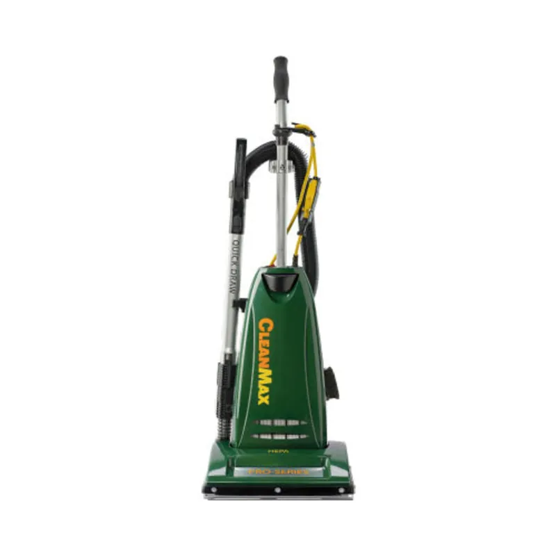 Cleanmax Pro Series CMP-3QD Commercial Upright Vacuum Cleaner with Quickdraw Wand, HEPA Filtration, 10-Amp Motor, 40-Foot Cord, and Auto Adjustable Height for Carpets and Hard Floors