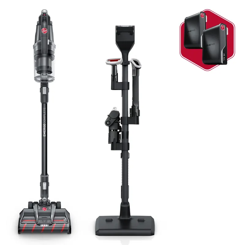 Hoover ONEPWR WindTunnel Emerge Complete Cordless Stick Vacuum Cleaner, Lightweight Stick Vac, Powerful and Quiet Cleaning, Self Standing, No Wall Mount Required, Cordless Vacuum Cleaners for Home Use