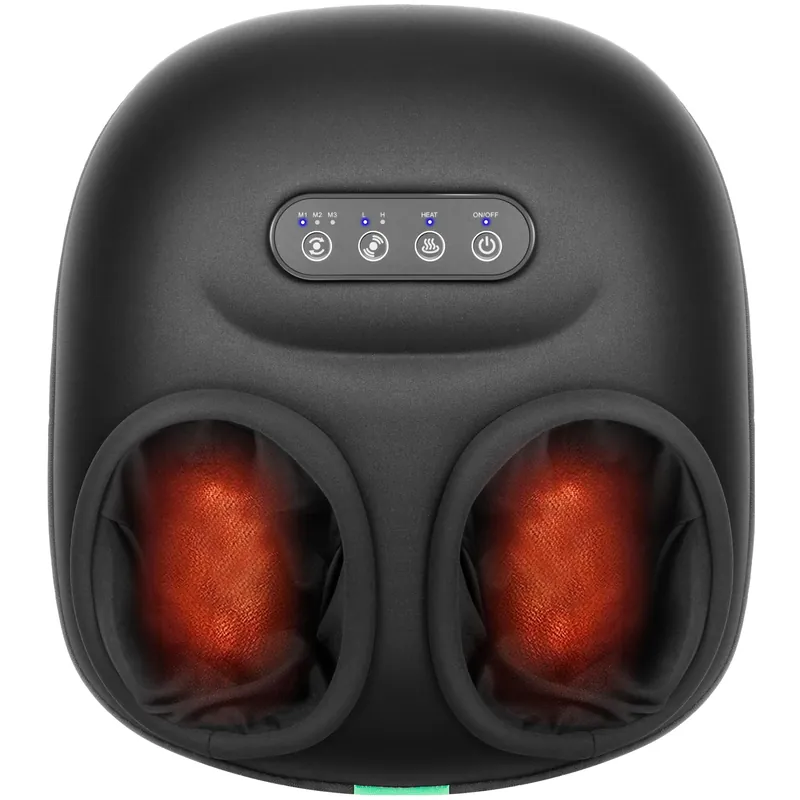 Medcursor Foot Massager Machine with Heat, Rolling, Deep Kneading, Shiatsu Foot Massager for Delivers Pain Relief, Tired, Plantar Fasciitis, Gift for Women Mom Men Fits Up to 13"