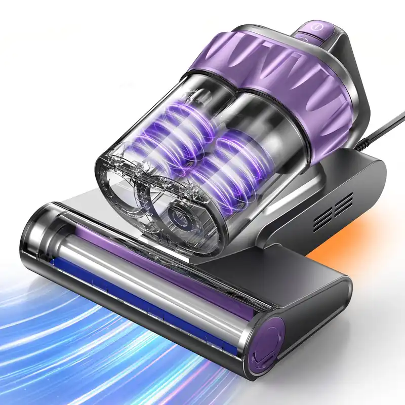Airpher Mattress Vacuum Cleaner, 18Kpa Bed Vacuum Cleaner with 253.7nm UV-C Light, 150°F Heat, HEPA Filter & Ultrasonic, Versatile Handheld Vacuums for Bed, Sofa, Couch, Crib Gift Ideas for Women
