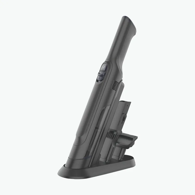 PROMOMO Handheld Vacuum Cordless, Lightweight 1.4lb with Powerful Suction, Charging Dock, Single Touch Empty and Detachable Dust Cup, Portable Mini Car Vac for Home Office and Pet Hair (Dark Grey)