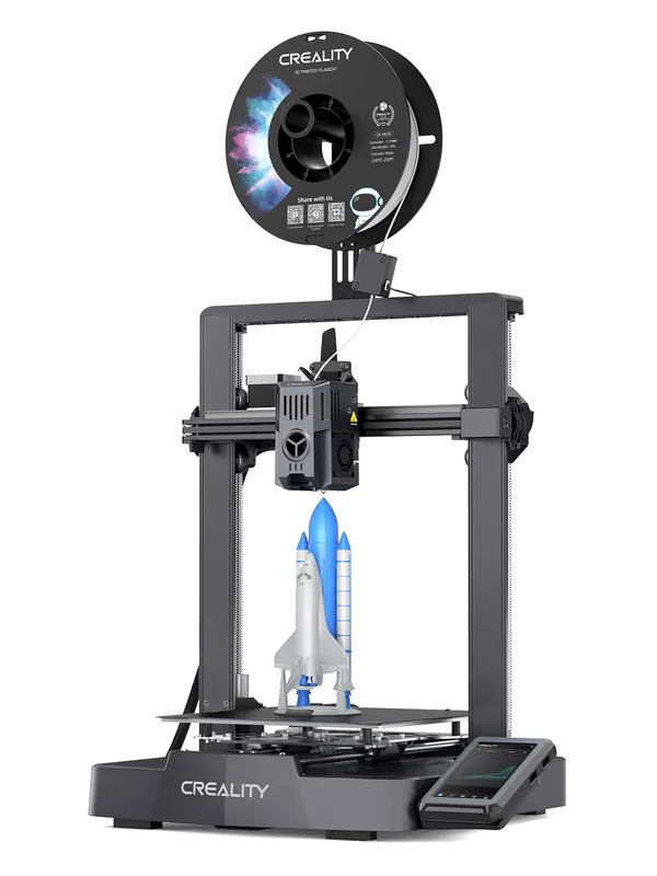 Creality Ender-3 V3 KE 3D Printer, 50Sprite Direct Extruder Supports 300℃ Printing0 mm/s High-Speed Printing with Auto-Leveling, Sprite Direct Extruder Supports 300℃ Printing, Ultra-Smooth and Stable, 220×220×250 mm Print Volume