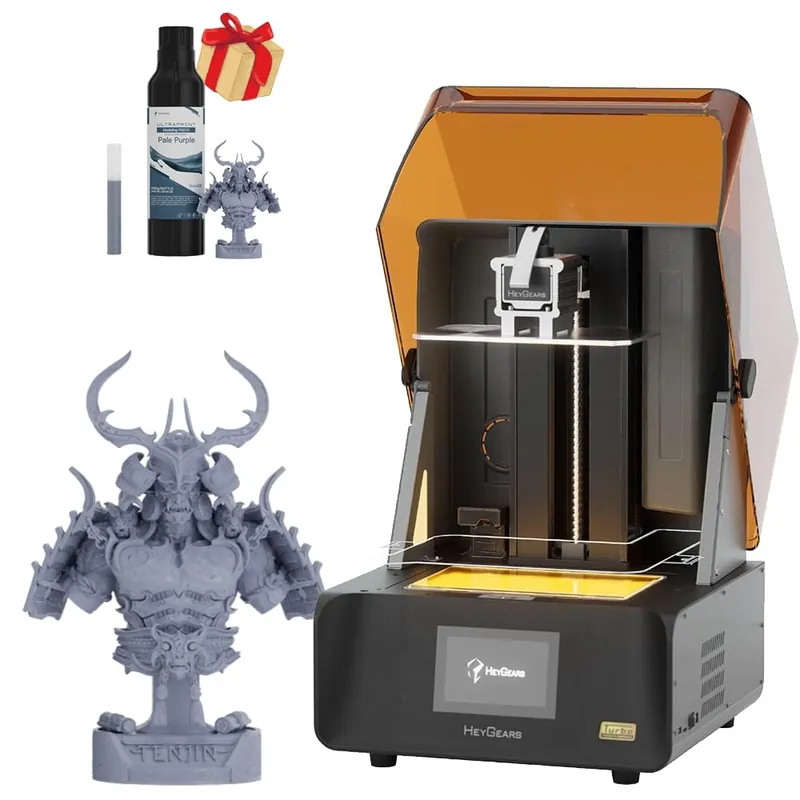 Reflex RS Turbo Resin 3D Printer with Amber Screen